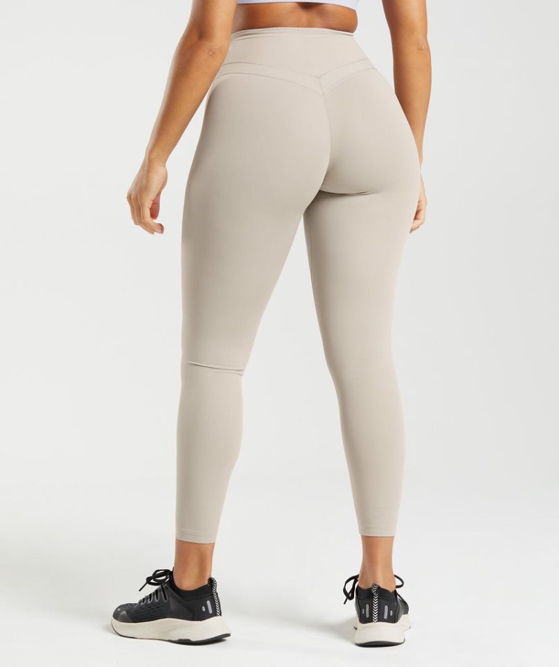 Women's Gymshark Whitney High Rise Leggings Light Grey | CA 1N0375